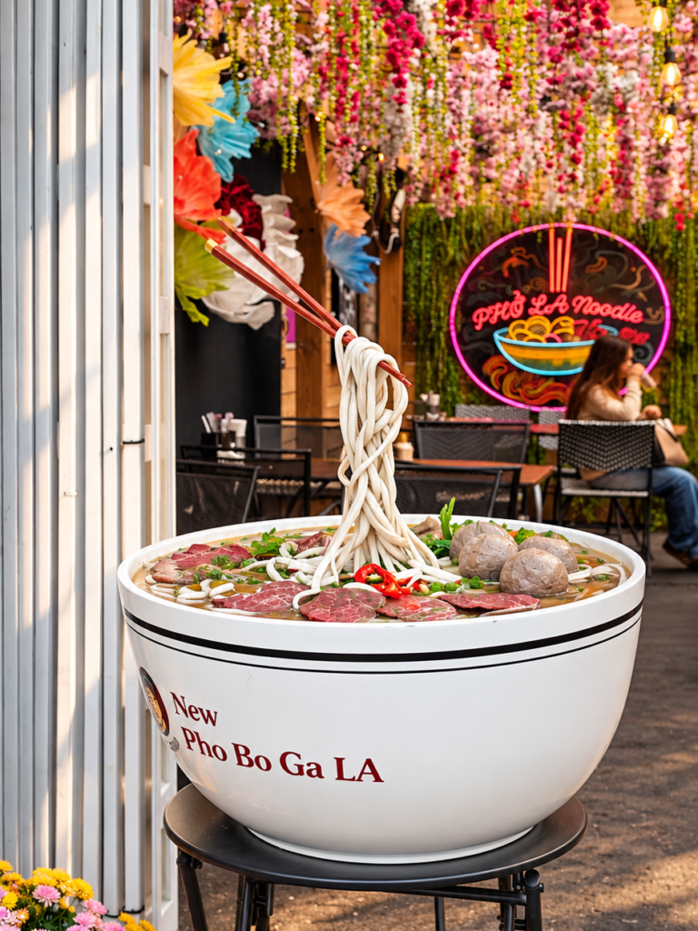 New Pho Bo Ga La’s Patio