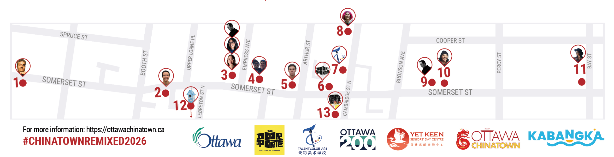 Chinatown Remixed 2026 Festival Map